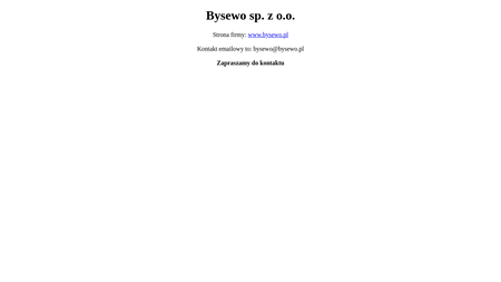 Przedsiębiorstwo Handlowe Bysewo sp. z o.o.